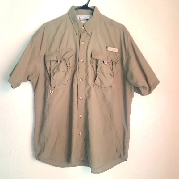 Columbia Men’s PFG Bahama II Short Sleeve Shirt Small - Picture 2 of 7